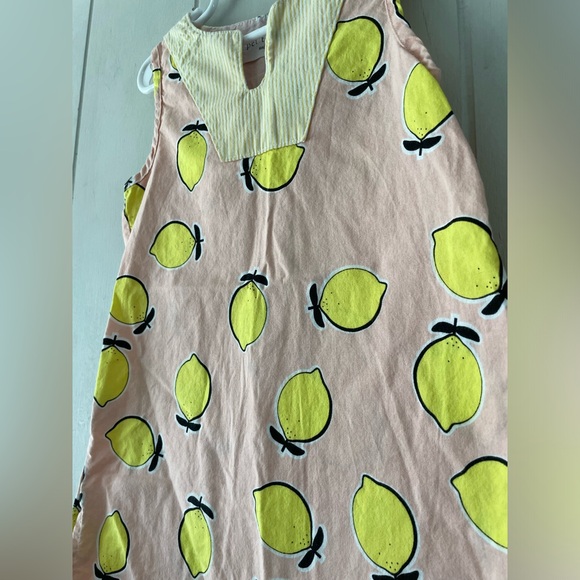 2 for $30 - Petit Peony Girls Lemon Stripped Dress Size 4 - Picture 3 of 9
